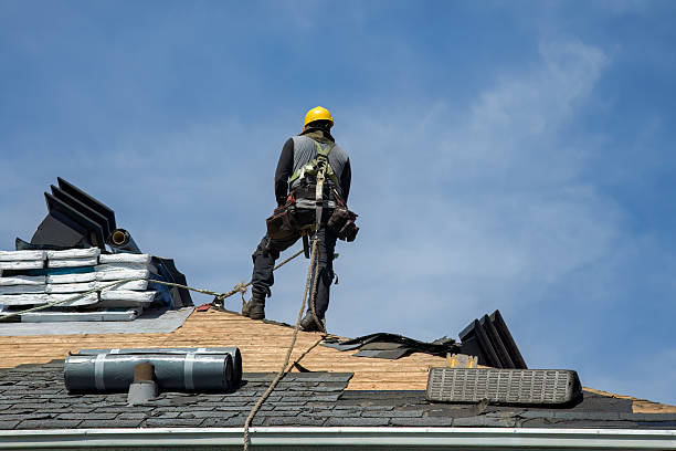 Professional Storm Damage Roof Repair technician working in Cedarville, OH